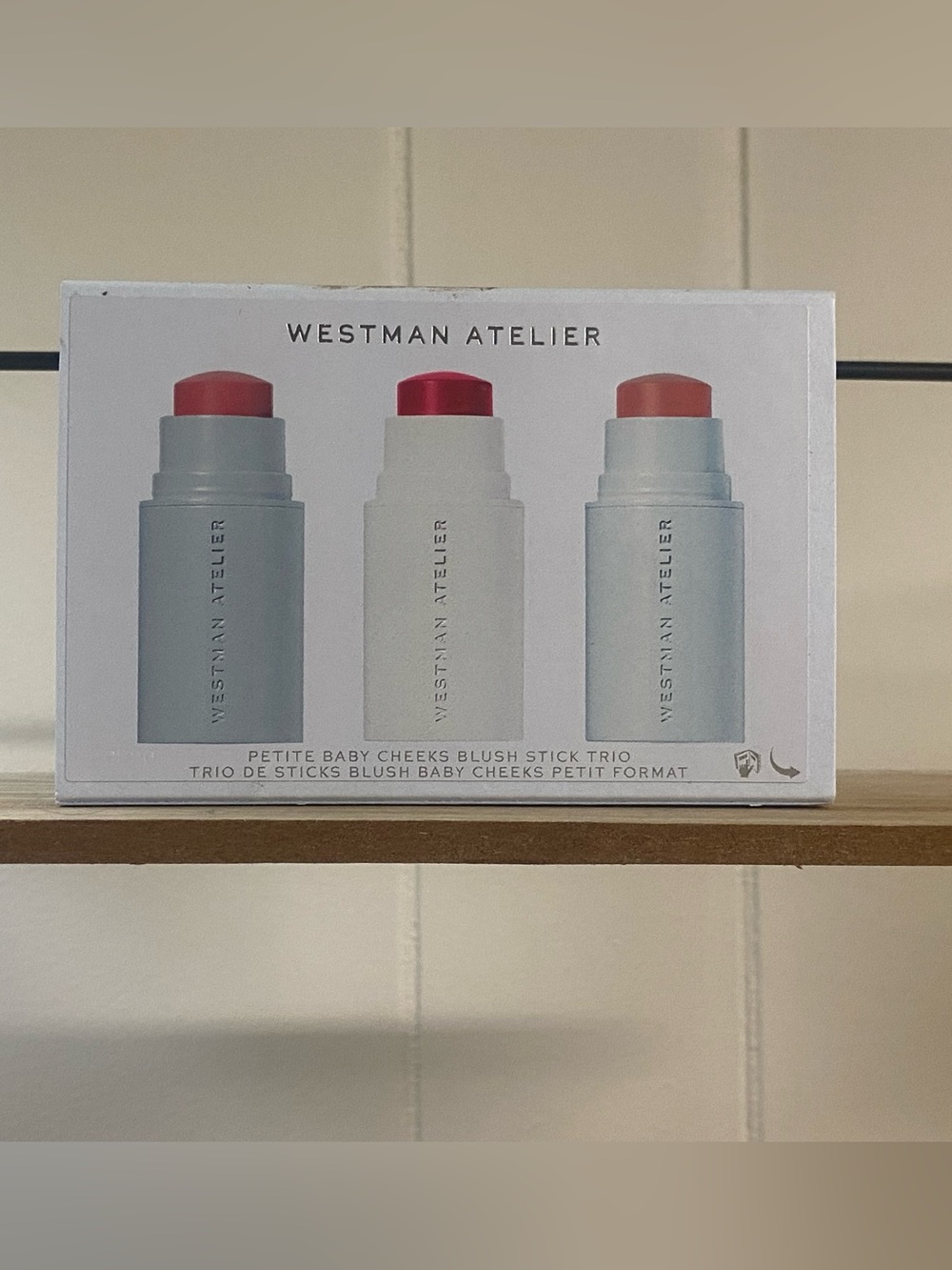 Westman Atelier Petite Baby Cheeks Blush StickTrio Set w/Petal, Jam, Chouchette
